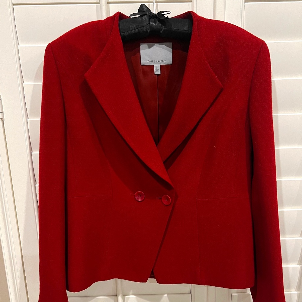 A Classy Chic Boutique Red Blazer